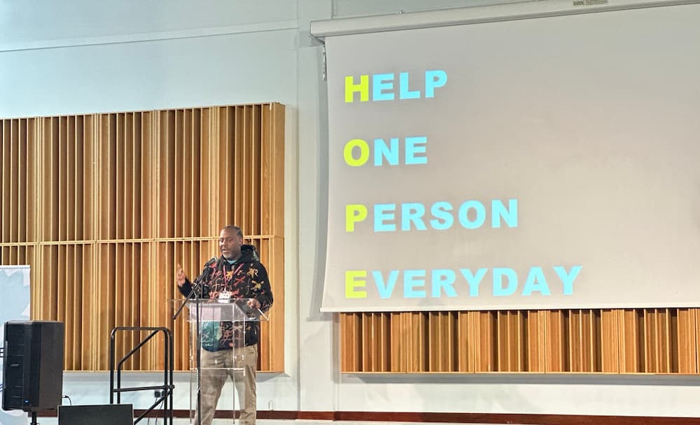 Dr Lawrence inspires with his powerful messages of empowerment and inclusion